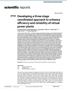 Developing a Three Stage Coordinated Approach to Enhance Efficiency and Reliability of Virtual Power Plants